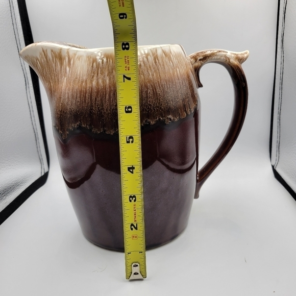 Vintage McCoy Boho Drip Glaze Pitcher - Picture 4 of 5